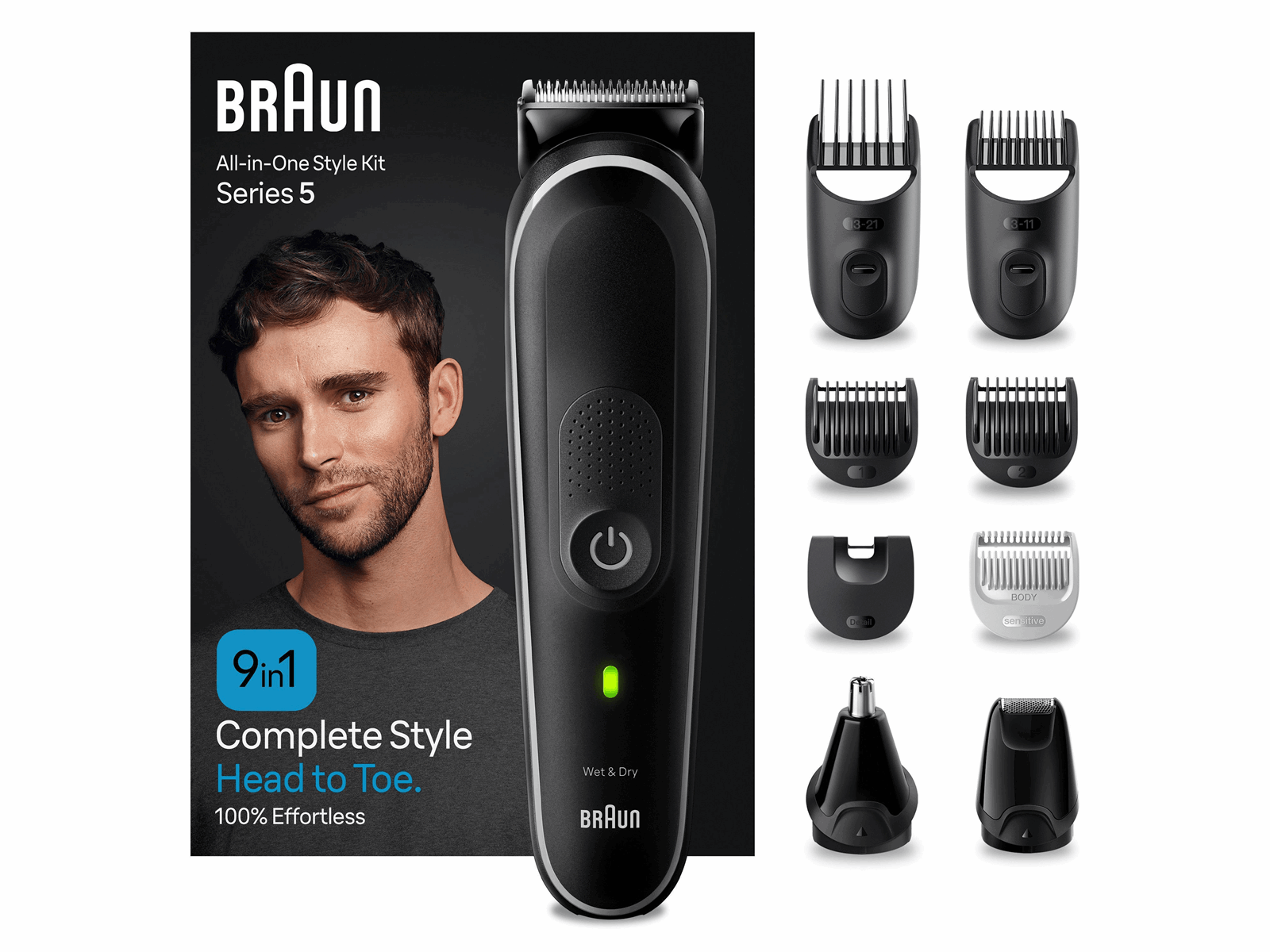 Braun Haartrimmer All-in-One Style Kit 5 MGK5410 Braun Haartrimmer All-in-One Style Kit 5 MGK5410